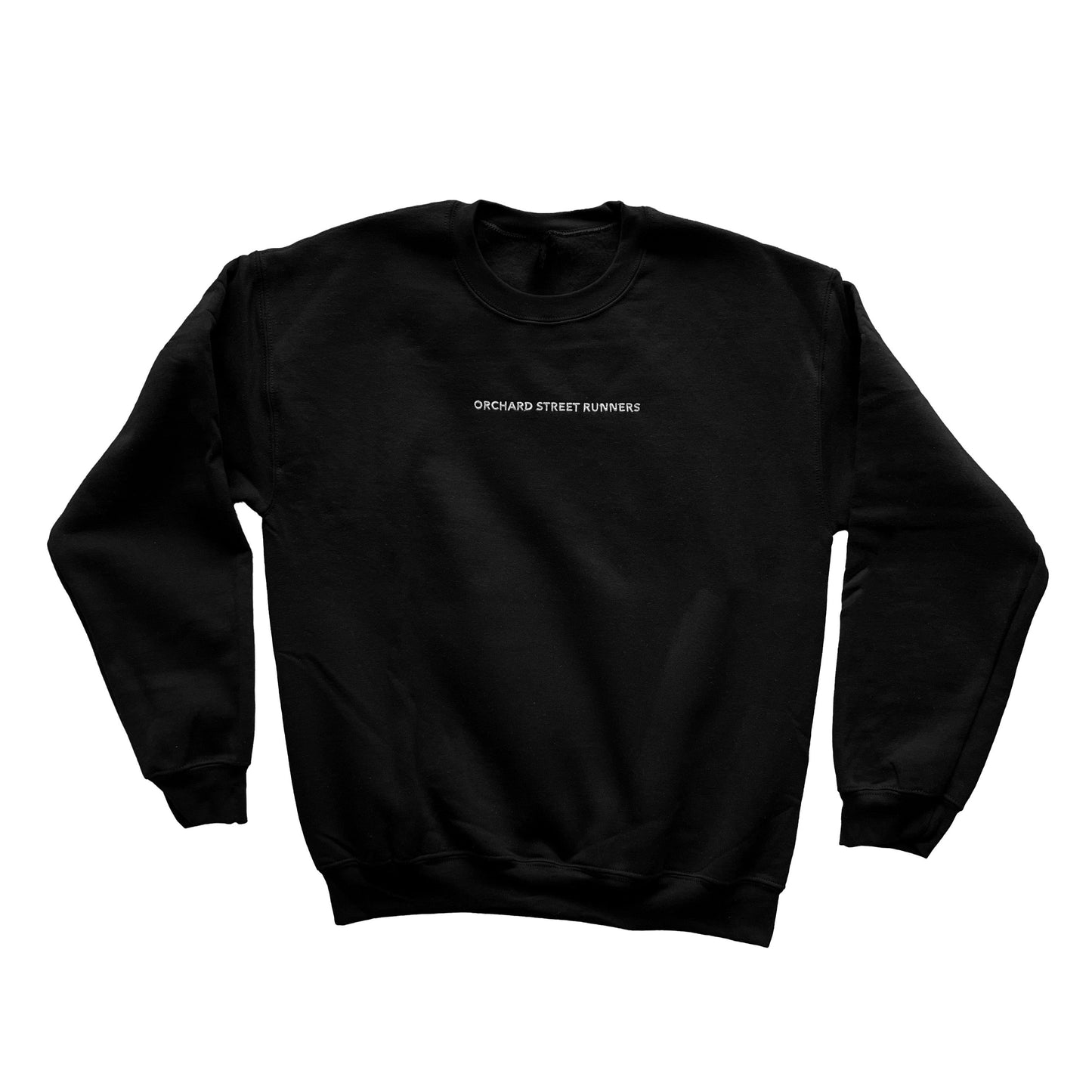 Embroidered 'ORCHARD STREET RUNNERS' Crew Neck Sweatshirt