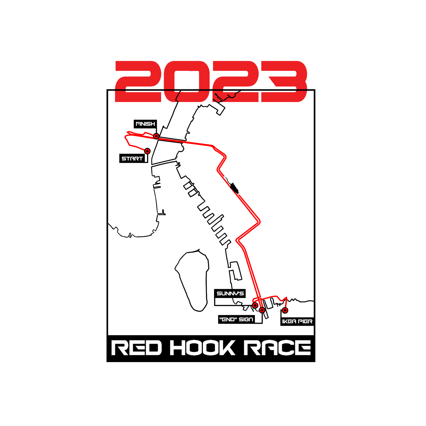 2023 OSR Red Hook Race Official T-Shirt