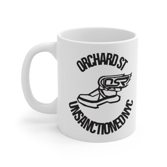 Unsanctioned NYC Black Logo on White Ceramic Mug 11oz